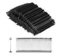 sourcing map 5000Pcs Standard Tagging Barb Fasteners, 30mm/1.18 Inch Tagging Gun Fasteners PP Plastic Tag Barbs Pins Attachments for Clothing Price Tag Label Garment Retail, Black
