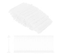 sourcing map 5000Pcs Standard Tagging Barb Fasteners, 35mm/1.38 Inch Tagging Gun Fasteners PP Plastic Tag Barbs Pins Attachments for Clothing Price Tag Label Garment Retail, White