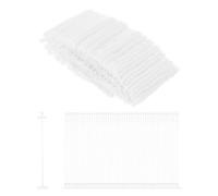 sourcing map 5000Pcs Standard Tagging Barb Fasteners, 50mm/1.97 Inch Tagging Gun Fasteners PP Plastic Tag Barbs Pins Attachments for Clothing Price Tag Label Garment Retail, White