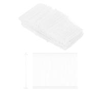 sourcing map 5000Pcs Standard Tagging Barb Fasteners, 65mm/2.56 Inch Tagging Gun Fasteners PP Plastic Tag Barbs Pins Attachments for Clothing Price Tag Label Garment Retail, White