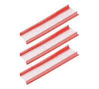 sourcing map 5000pcs Standard Tagging Gun Fasteners 15mm Tagging Barbs Pins PP Plastic Tag for Price Tagging Gun, Clothing Tags Gun Attachments for Clothes Bag Fabric, Red