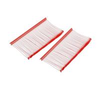 sourcing map 5000Pcs Standard Tagging Gun Fasteners,2 Inch Red Garment Tags Label Gun Plastic Refills, Fabric Tag Attachments Gun Barbs for Clothing, Retail, All Price Tags