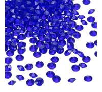 sourcing map 5000Pcs Wedding Table Scatter Confetti Fake Crystals Acrylic Diamonds Rhinestones Vase Fillers Gems for Crafts,Table Centerpiece Decor, Bridal Shower Party (Dark Blue, 4.5mm)
