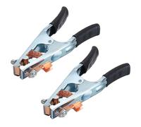 sourcing map 500A Welding Ground Clamp, Iron A-Shape Welding Machine Grounding Clamp Earth Ground Cable Wire Grip Clip for Welding Machine2 Pack of
