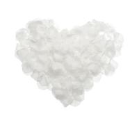 sourcing map 500pcs Artificial Rose Petals Fake Silk Flower Petals for for Wedding Party Proposal Anniversary Decoration, Pure White