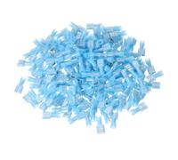 sourcing map 500PCS Female Spade Connector, 16-14 AWG Nylon Quick Disconnect Wire Connector Crimp Terminal Insulated for Automotive Boat, Blue