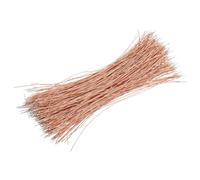 sourcing map 500Pcs Hookup Wire Jumper Wires Pickup Cable 10cm(4 Inch) Long Double Head Tin Plating for Electrical Guitar Wiring Headphone Wires,Copper