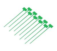 sourcing map 500pcs Marker Cable Zip Ties, 6 Inch Self-Locking Labels Zip Tie Wraps, Wire Tags Ties Straps for Indoor and Outdoor, 1/8", Green
