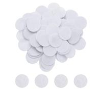 sourcing map 500pcs Round Felt Circles, 40mm 1-1/2" Pre Cut Felt Craft Pads Non-Woven Mini Felt Fabric Circles for DIY Sewing Handcraft Cut Projects Craft Finishing, White