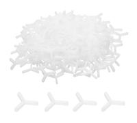 sourcing map 500pcs Tile Spacers 3mm Hard Plastic Y Type Tiles Leveler Spacer Installation Ceramic Spacing Clips for Wall Floor