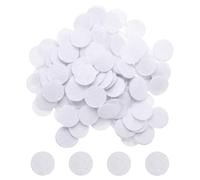 Sourcing Map 500pcs White Non-Woven Round Felt Circles, 20mm/3/4" Pre-Cut Craft Pads for DIY Sewing Projects