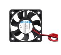 sourcing map 5010 Fan 50mm x 10mm 2 Inch 24V Small Plastic Cooling Fan 2 Pin for Computer PC Case CPU Heatsink 3D Printer Desktop Cooling Router Server(1 PCS)