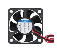 sourcing map 5015 Fan 50mm x 15mm 2 Inch 12V Small Plastic Cooling Fan 2 Pin for Computer PC Case CPU Heatsink 3D Printer Desktop Cooling Router Server(1 PCS)