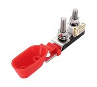 sourcing map 50A Terminal Block Fuse, 58V DC Marine Rated Battery Fuse and Terminal Block for the Circuit Protection of Automobiles RVs Cranes Ships Charging 23.5x20x12mm