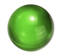sourcing map 50mm/2" Crystal Sphere Ball Glass Solid Decorative Sphere Crystal Ball Prop Ornament for Feng Shui Divination Fortune Telling Tabletop Fountain Decoration, Green