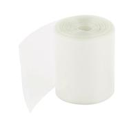 sourcing map 50mm Width PVC Heat Shrink Tubing Clear 5Meter for 2 x 18650 Batteries