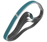 sourcing map 50mm x 915mm Sanding Belts, 6 Pcs 80 Grit Zirconia Abrasive Belt Sander File Belt for Woodworking, Metal Polishing, Knife Sharpener