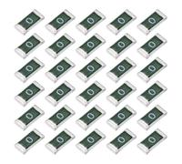 sourcing map 50Pack 63V 2.5A Surface Mount Device Fuse, One Time Fast Acting Surface Mount 1206 Square Ceramic Fuses for LED Lighting Battery Devices Telecom System Over Current Protection