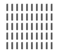 sourcing map 50Pcs 1.5mm x 6mm Dowel Pins, 304 Stainless Steel Cylindrical Shelf Support Pegs Chamfered End Pin Rod Fasten Elements Metal Shelf Pegs, Black