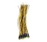 sourcing map 50pcs 1.8mm LED Diode Lights, Yellow Light DC 12V Pre-Wired Small Emitting LED Light High Brightness
