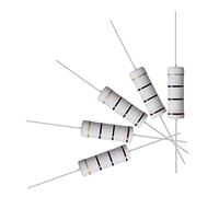 sourcing map 50Pcs 10 Ohm Resistor, 5W 5% Tolerance Metal Oxide Film Resistors, Lead, Flame Proof for DIY Electronic Projects and Experiments