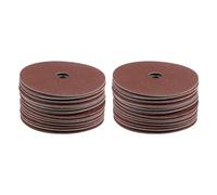 sourcing map 50pcs 100 Grit Aluminum Oxide Resin Fiber Discs 4"x5/8" Metal Sanding Grinding Discs for Angle Grinding Machine Polishing and Grinding Metals, Wood, and Fiberglass