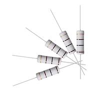 sourcing map 50Pcs 100 Ohm Resistor, 5W 5% Tolerance Metal Oxide Film Resistors, Axial Lead, Flame Proof for DIY Electronic Projects and Experiments