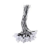 sourcing map 50pcs 10mm LED Diode Lights, White Light DC 12V Pre-Wired Small Emitting LED Light High Brightness