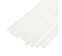 sourcing map 50pcs 13 Inch Plastic Welding Rods ABS Welding Strips Welder Rods for Plastic Welder, Car Bumper, Kayak Repair, White