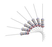 sourcing map 50Pcs 2 Ohm Resistor, 1W 5% Tolerance Metal Oxide Film Resistors, Axial Lead, Flame Proof for DIY Electronic Projects and Experiments