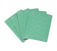 sourcing map 50pcs 240 Grit Sandpaper Sheet for Cuticle Pusher Beveled Head, Self Adhesive Mini Nail File Sand Paper for Nail Prep Manicure Pedicure Salon Home Use