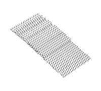 sourcing map 50pcs 2mmx30mm Toys Shaft Round Rod Axles Drive Shaft Iron Shaft for DIY RC Car Truck Boat Helicopter Model Part, Silver