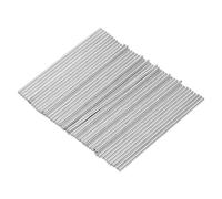 sourcing map 50pcs 2mmx70mm Toys Shaft Round Rod Axles Drive Shaft Iron Shaft for DIY RC Car Truck Boat Helicopter Model Part, Silver