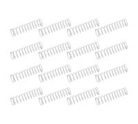 sourcing map 50Pcs 304 Stainless Steel Compression Springs, 0.2mm x 4mm x 15mm Small & Tiny Pen Spring for Home Repair & DIY, Workshop & Industrial Use, (Silver Tone)