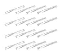 sourcing map 50Pcs 304 Stainless Steel Compression Springs, 0.3mm x 4mm x 40mm Small & Tiny Pen Spring for Home Repair & DIY, Workshop & Industrial Use, (Silver Tone)