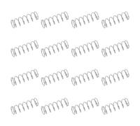 sourcing map 50Pcs 304 Stainless Steel Compression Springs, 0.4mm x 5mm x 15mm Small & Tiny Pen Spring for Home Repair & DIY, Workshop & Industrial Use, (Silver Tone)
