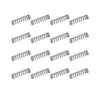 sourcing map 50Pcs 304 Stainless Steel Compression Springs, 0.5mm x 4mm x 15mm Small & Tiny Pen Spring for Home Repair & DIY, Workshop & Industrial Use, (Silver Tone)