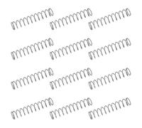sourcing map 50Pcs 304 Stainless Steel Compression Springs, 0.5mm x 7mm x 35mm Small & Tiny Pen Spring for Home Repair & DIY, Workshop & Industrial Use, (Silver Tone)