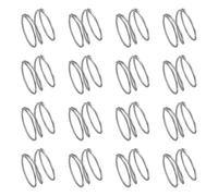 sourcing map 50Pcs 304 Stainless Steel Compression Springs, 0.5mm x 8mm x 5mm Small & Tiny Pen Spring for Home Repair & DIY, Workshop & Industrial Use, (Silver Tone)
