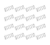 sourcing map 50Pcs 304 Stainless Steel Compression Springs, 0.5mm x 9mm x 20mm Small & Tiny Pen Spring for Home Repair & DIY, Workshop & Industrial Use, (Silver Tone)