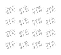 sourcing map 50Pcs 304 Stainless Steel Compression Springs, 0.6mm x 12mm x 15mm Small & Tiny Pen Spring for Home Repair & DIY, Workshop & Industrial Use, (Silver Tone)