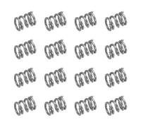 sourcing map 50Pcs 304 Stainless Steel Compression Springs, 0.6mm x 4mm x 5mm Small & Tiny Pen Spring for Home Repair & DIY, Workshop & Industrial Use, (Silver Tone)
