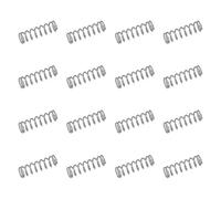 sourcing map 50Pcs 304 Stainless Steel Compression Springs, 0.6mm x 5mm x 15mm Small & Tiny Pen Spring for Home Repair & DIY, Workshop & Industrial Use, (Silver Tone)