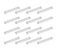 sourcing map 50Pcs 304 Stainless Steel Compression Springs, 0.6mm x 6mm x 40mm Small & Tiny Pen Spring for Home Repair & DIY, Workshop & Industrial Use, (Silver Tone)