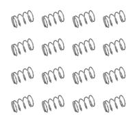 sourcing map 50Pcs 304 Stainless Steel Compression Springs, 0.6mm x 7mm x 10mm Small & Tiny Pen Spring for Home Repair & DIY, Workshop & Industrial Use, (Silver Tone)