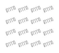 sourcing map 50Pcs 304 Stainless Steel Compression Springs, 0.6mm x 7mm x 15mm Small & Tiny Pen Spring for Home Repair & DIY, Workshop & Industrial Use, (Silver Tone)