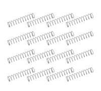 sourcing map 50Pcs 304 Stainless Steel Compression Springs, 0.6mm x 8mm x 40mm Small & Tiny Pen Spring for Home Repair & DIY, Workshop & Industrial Use, (Silver Tone)