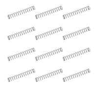 sourcing map 50Pcs 304 Stainless Steel Compression Springs, 0.7mm x 6mm x 40mm Small & Tiny Pen Spring for Home Repair & DIY, Workshop & Industrial Use, (Silver Tone)