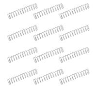 sourcing map 50Pcs 304 Stainless Steel Compression Springs, 0.7mm x 9mm x 50mm Small & Tiny Pen Spring for Home Repair & DIY, Workshop & Industrial Use, (Silver Tone)