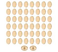 sourcing map 50pcs 32L Metal Round Flat Sewing Buttons 20mm Alloy Shank Craft Replacement Button for Men Women Suit Woolen Coat Shirt Trousers Sewing Crafts, Matt Gold